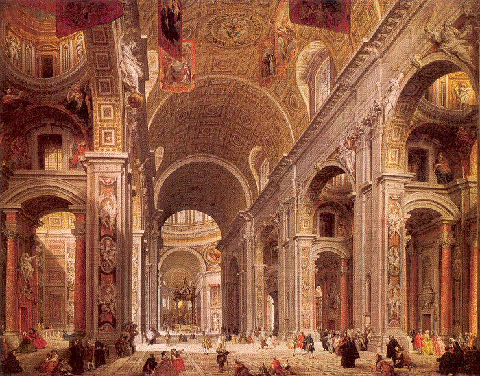  Interior of Saint Peter's, Rome